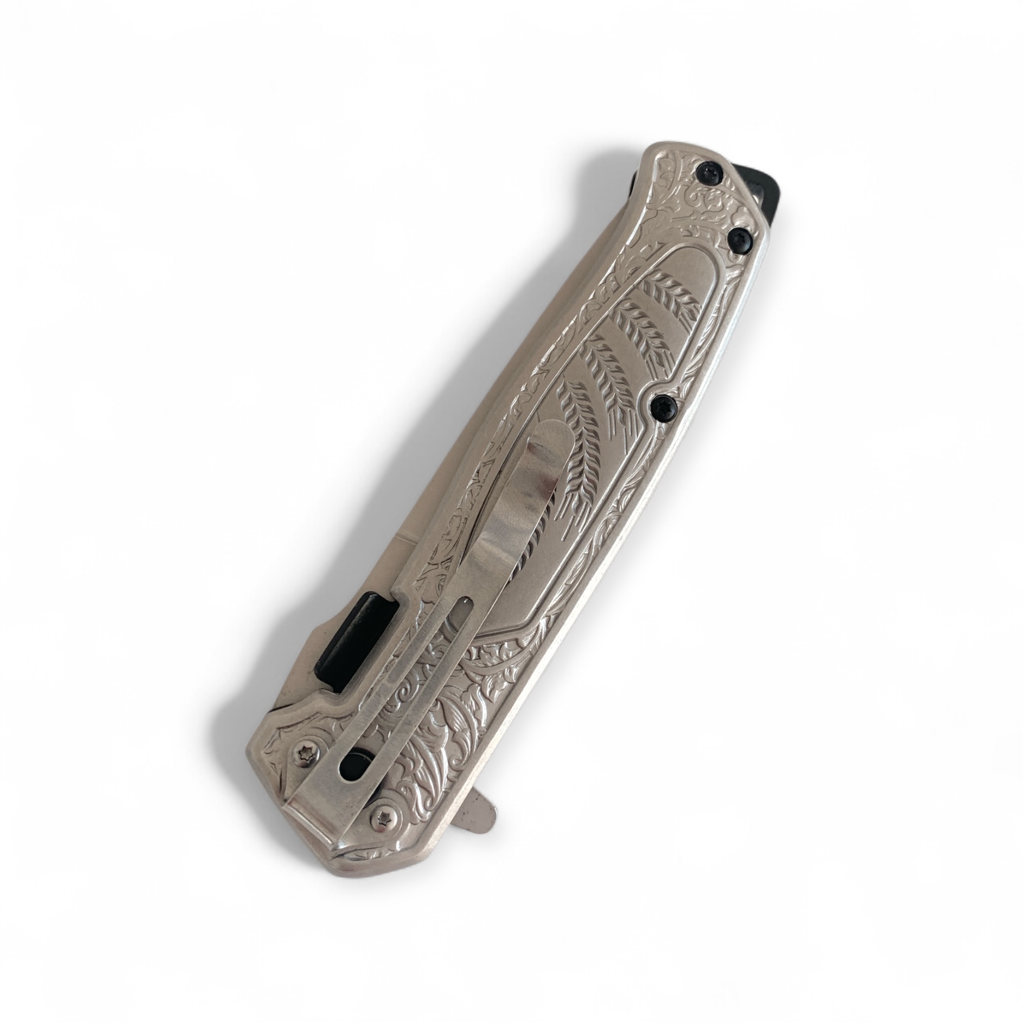 Сгъваем нож Browning Classic Gent в разгънато състояние с дървена дръжка