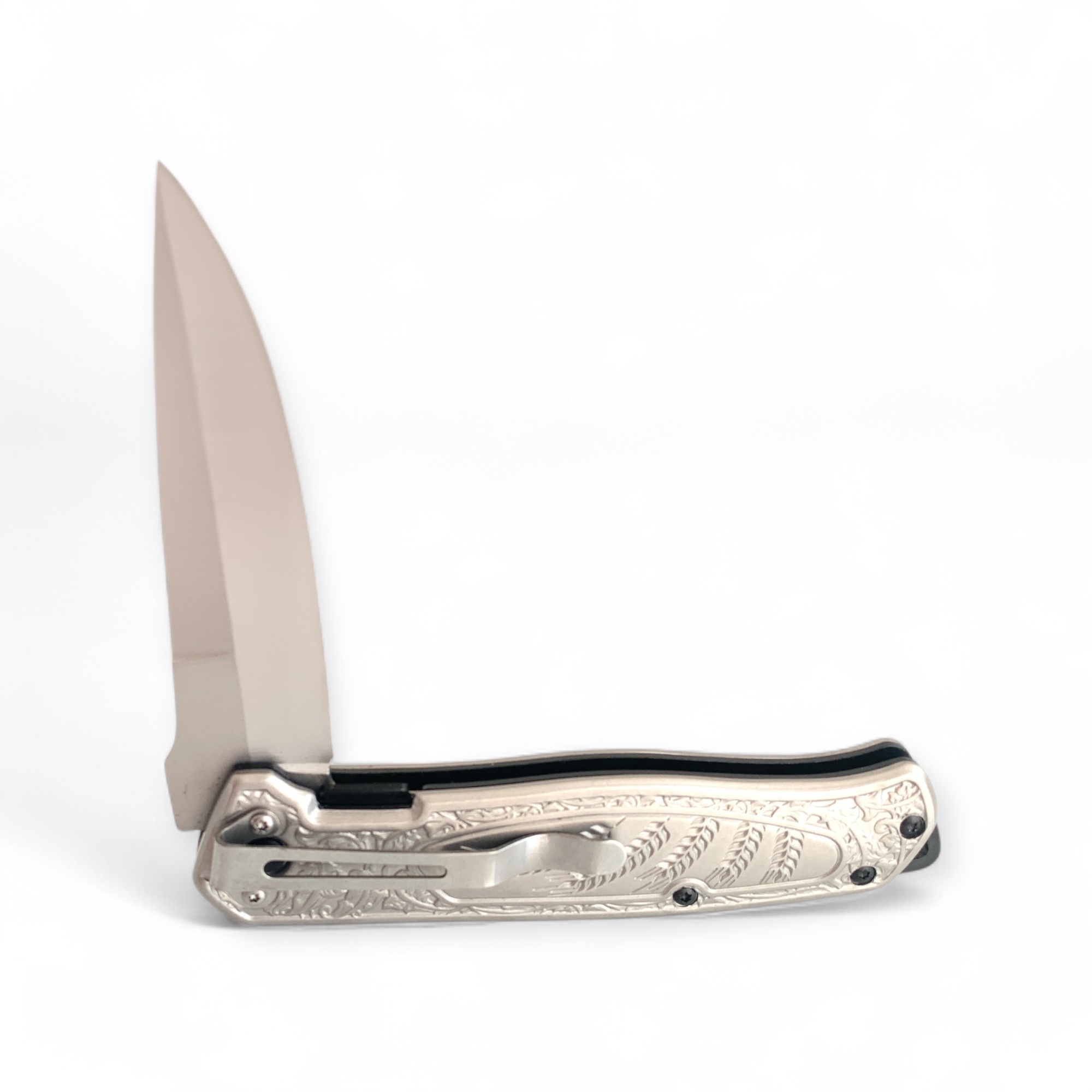 Сгъваем нож Browning Classic Gent в разгънато състояние с дървена дръжка