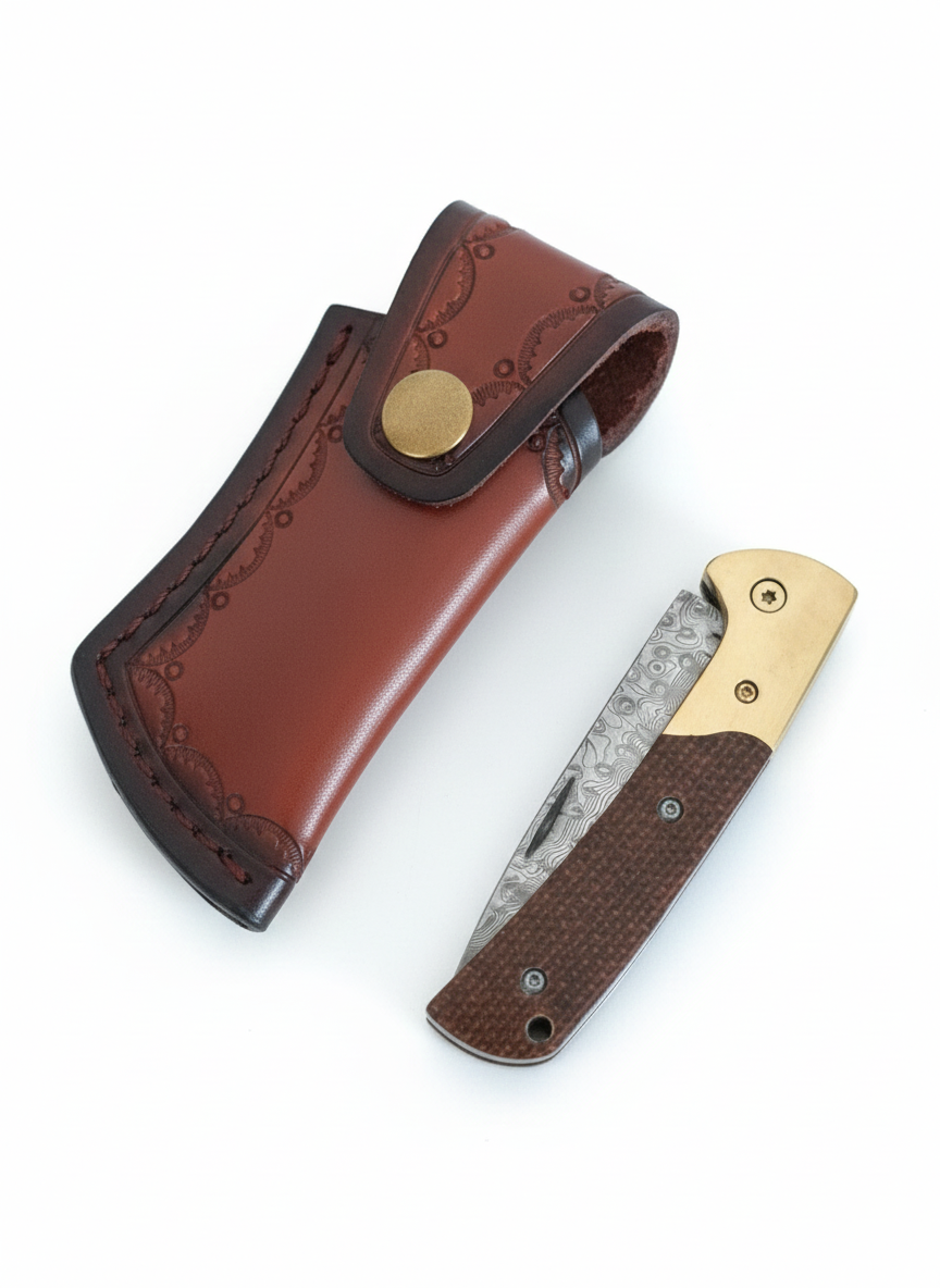 Сгъваем нож Damascus Heritage Mini 75