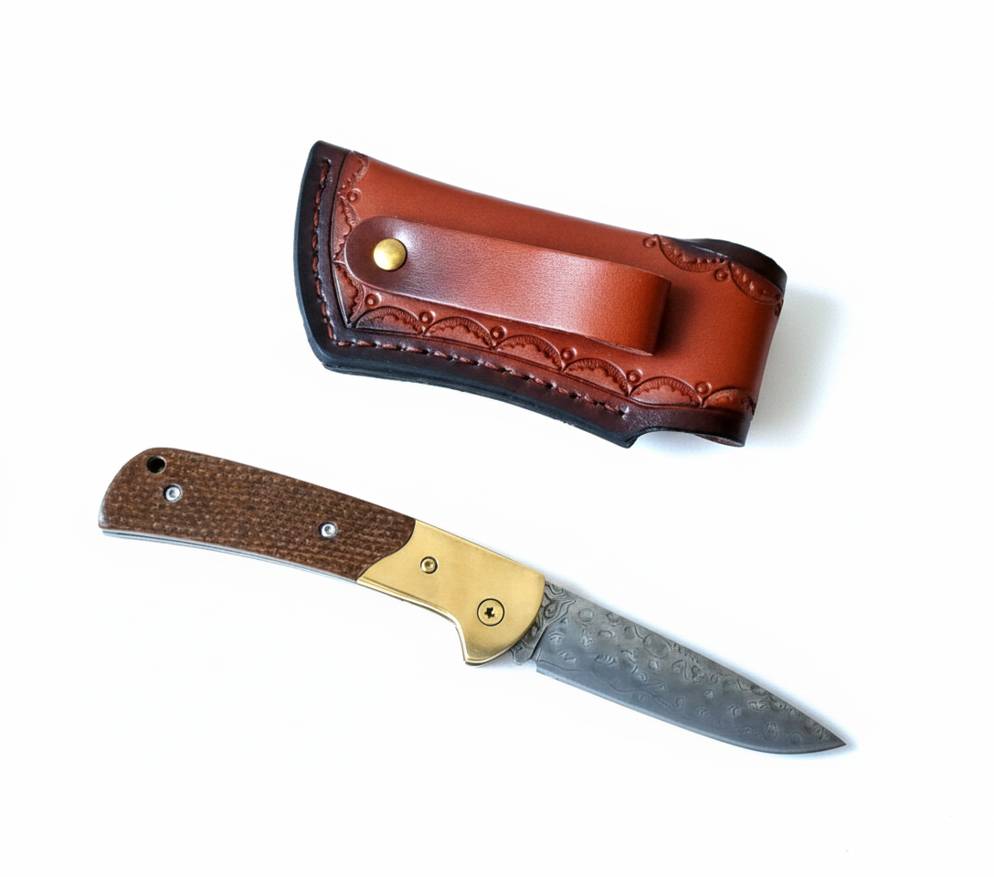 Сгъваем нож Damascus Heritage Mini 75