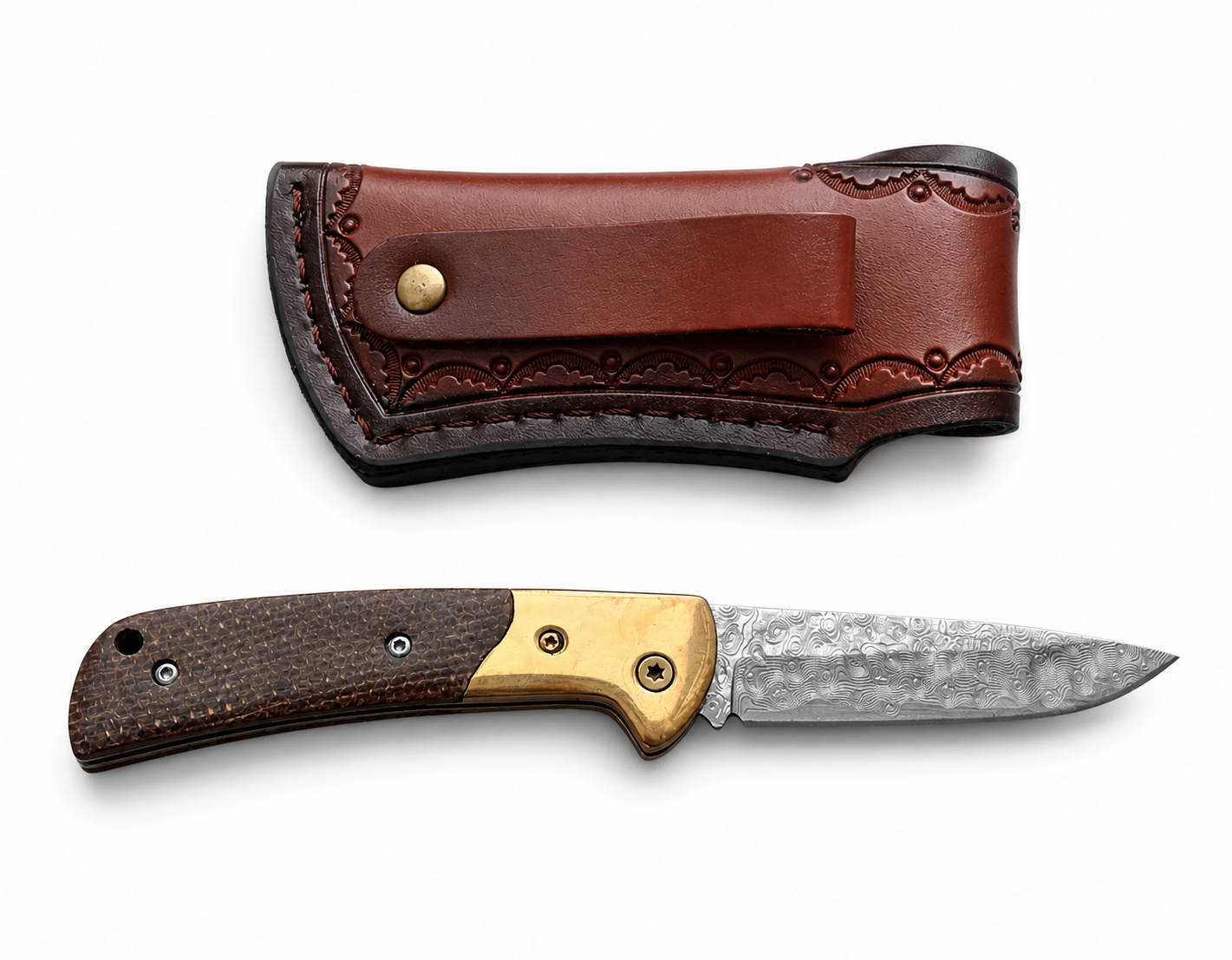 Сгъваем нож Damascus Heritage Mini 75