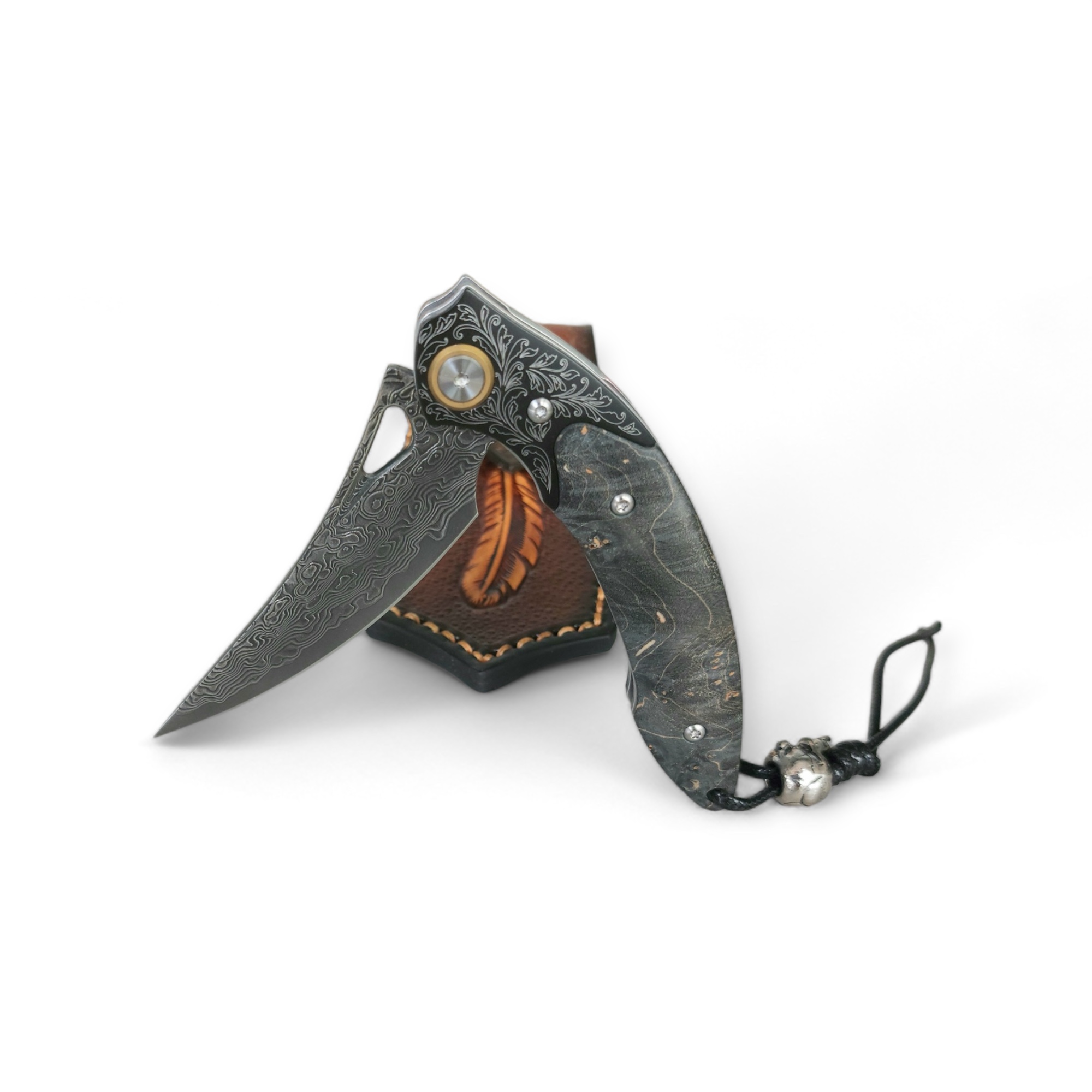 Folding Knife “Falcon Edge Damascus”