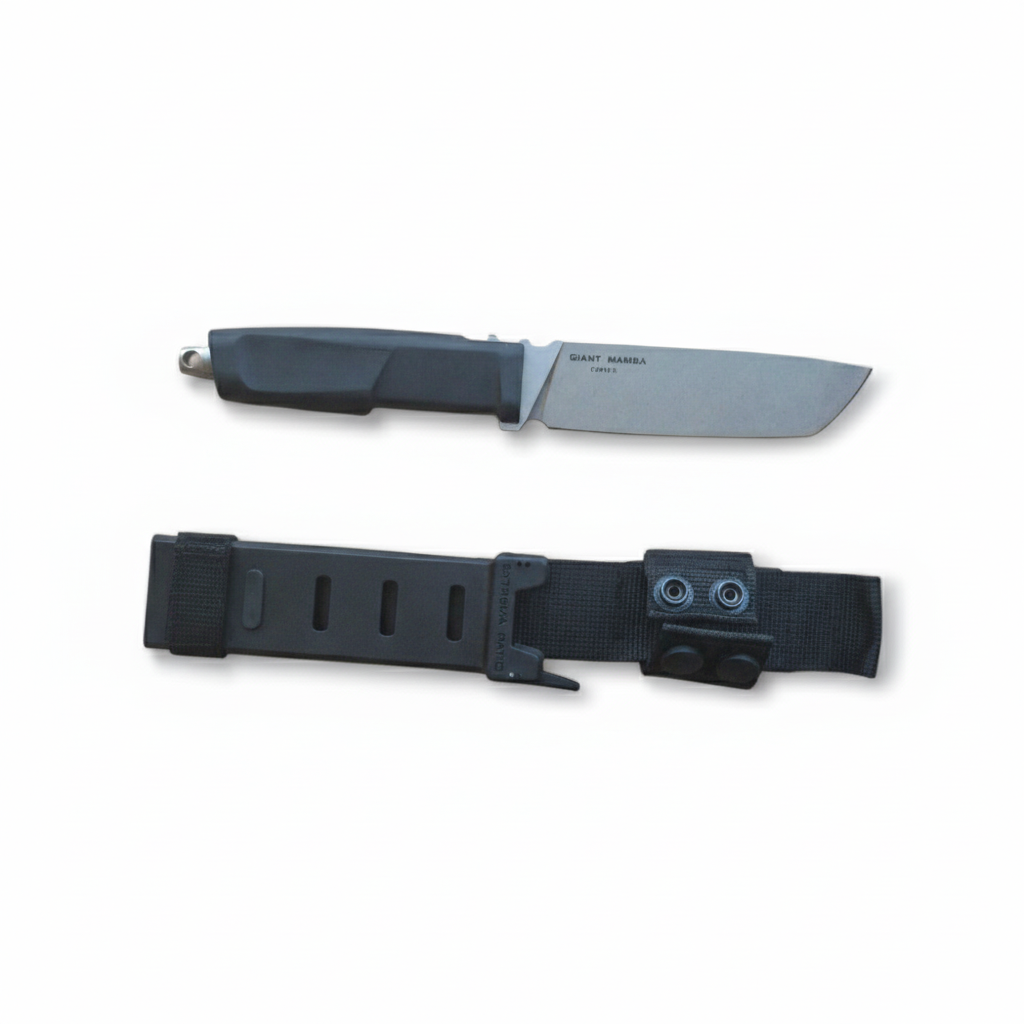 Острието на ножа Tactix Gear Combat със Stonewash покритие