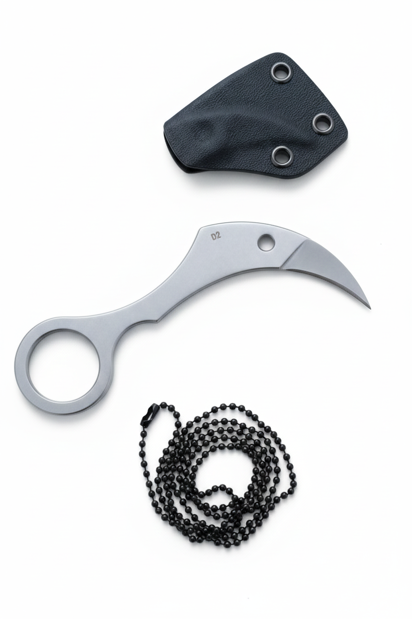 Карамбит нож „Shadow Fang“ с Kydex кания и синджир