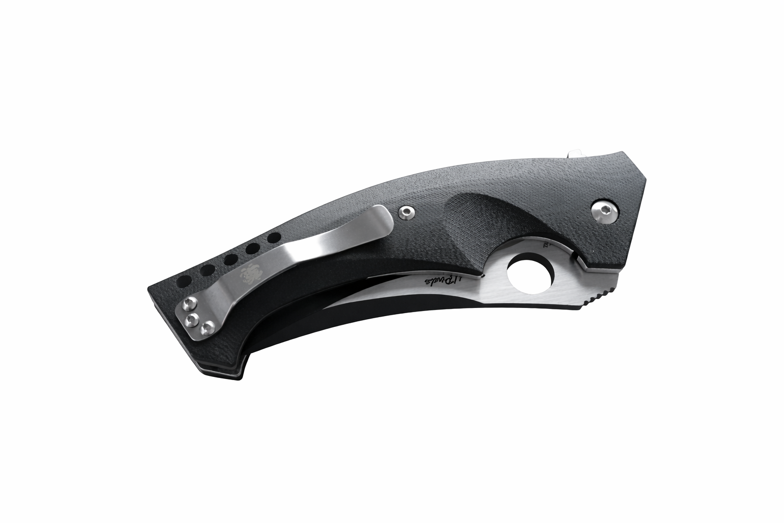 Сгъваем тактически нож с извито острие от 9Cr18MoV – лов и туризъм