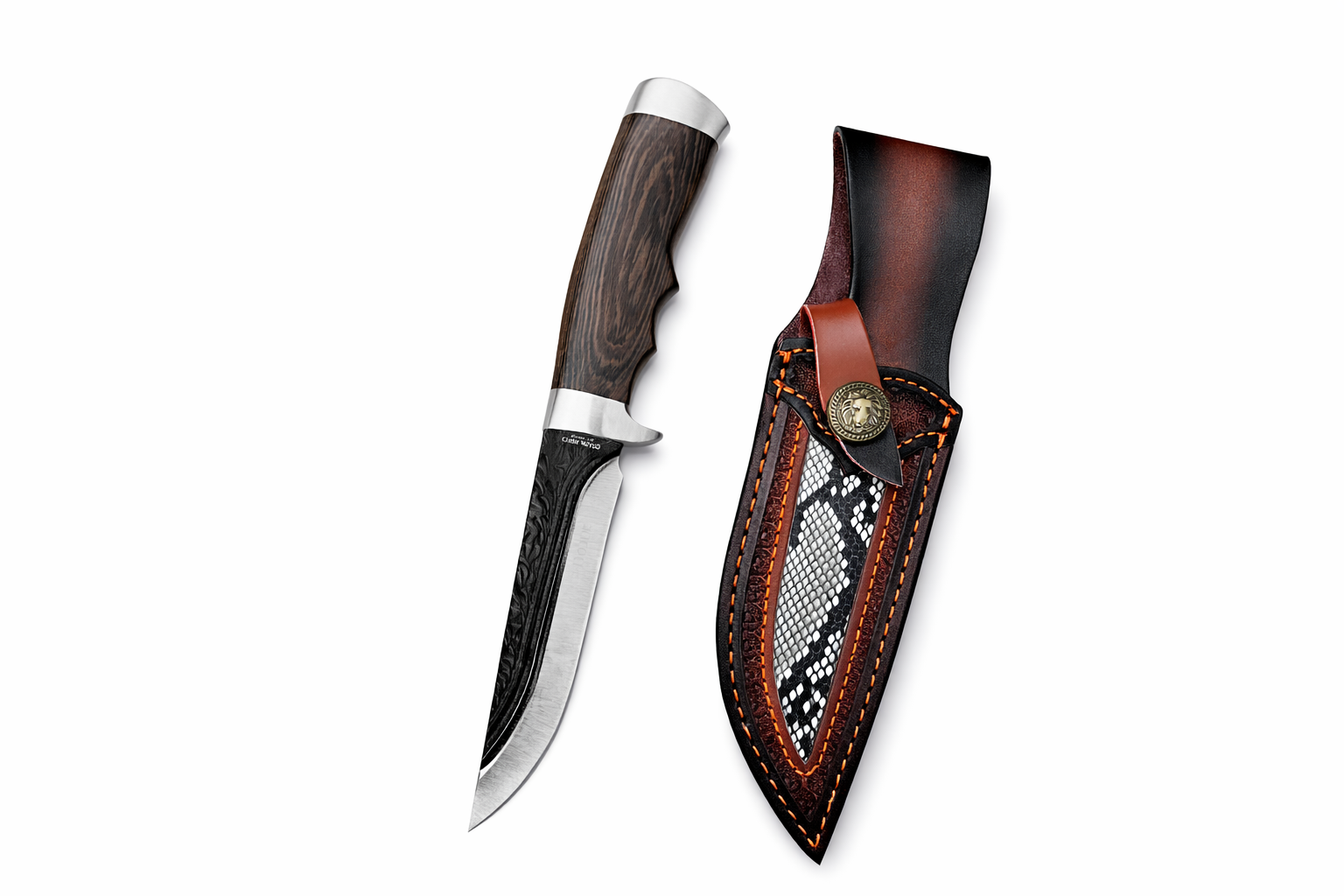 Острието от 65x13 стомана с фино заточване