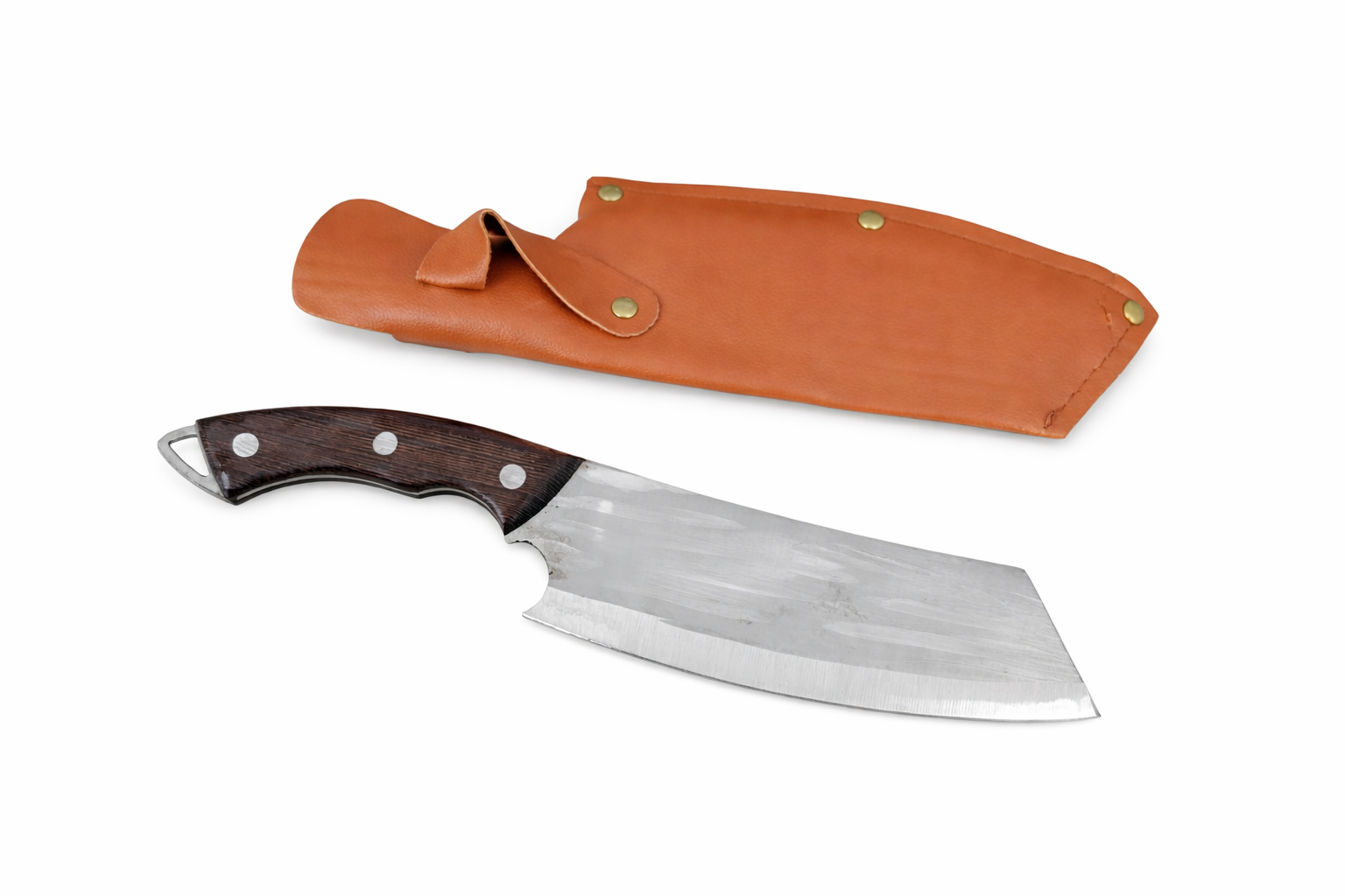 Компактен ловен сатър „Forest Claw“ с кожена кания