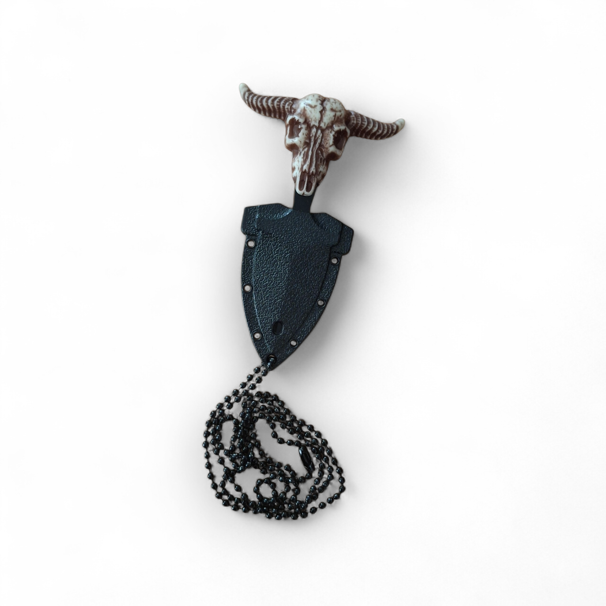 Тактически нож с череп и верижка – компактен EDC нож