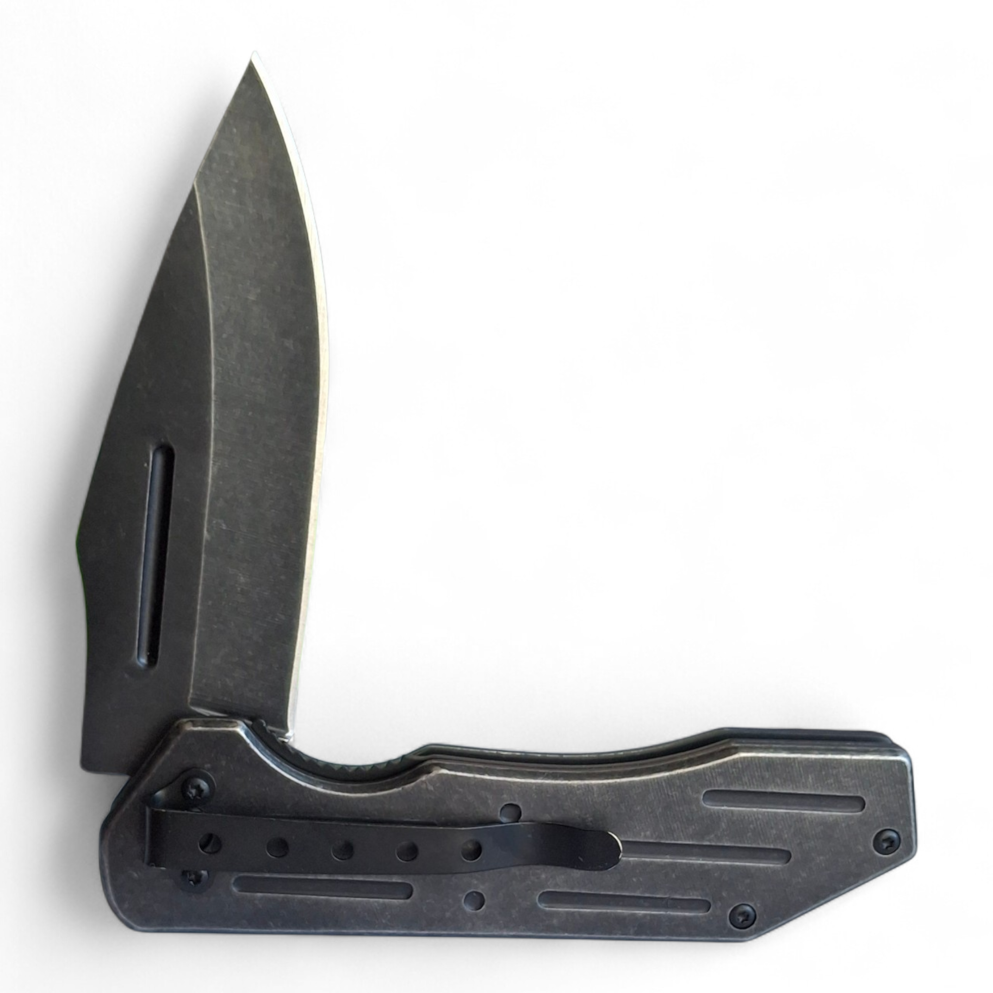 Сгъваем полуавтоматичен нож 420HC изцяло метален