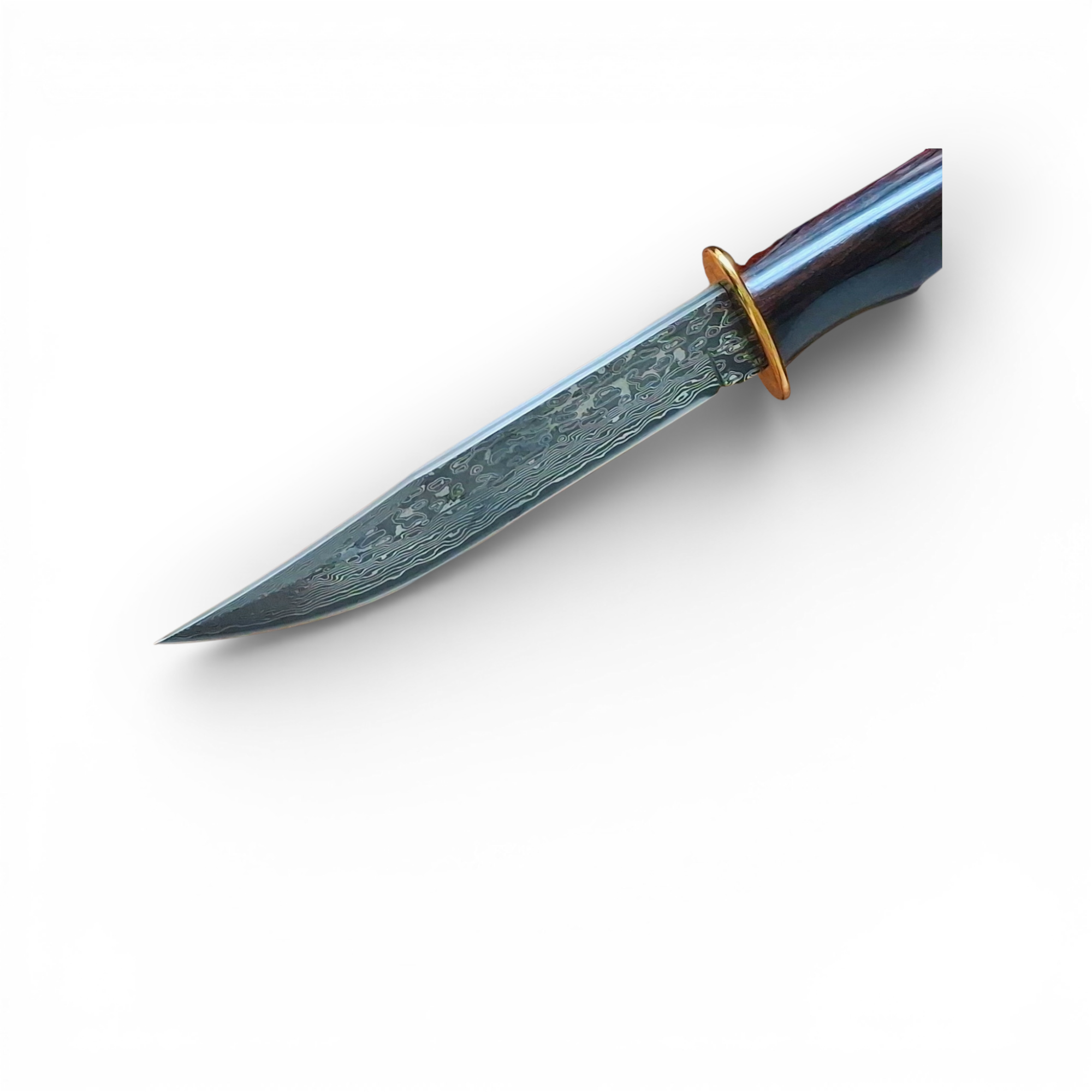 Луксозен ловен нож „Burgundy Damascus“ – класика, изтънченост и сила