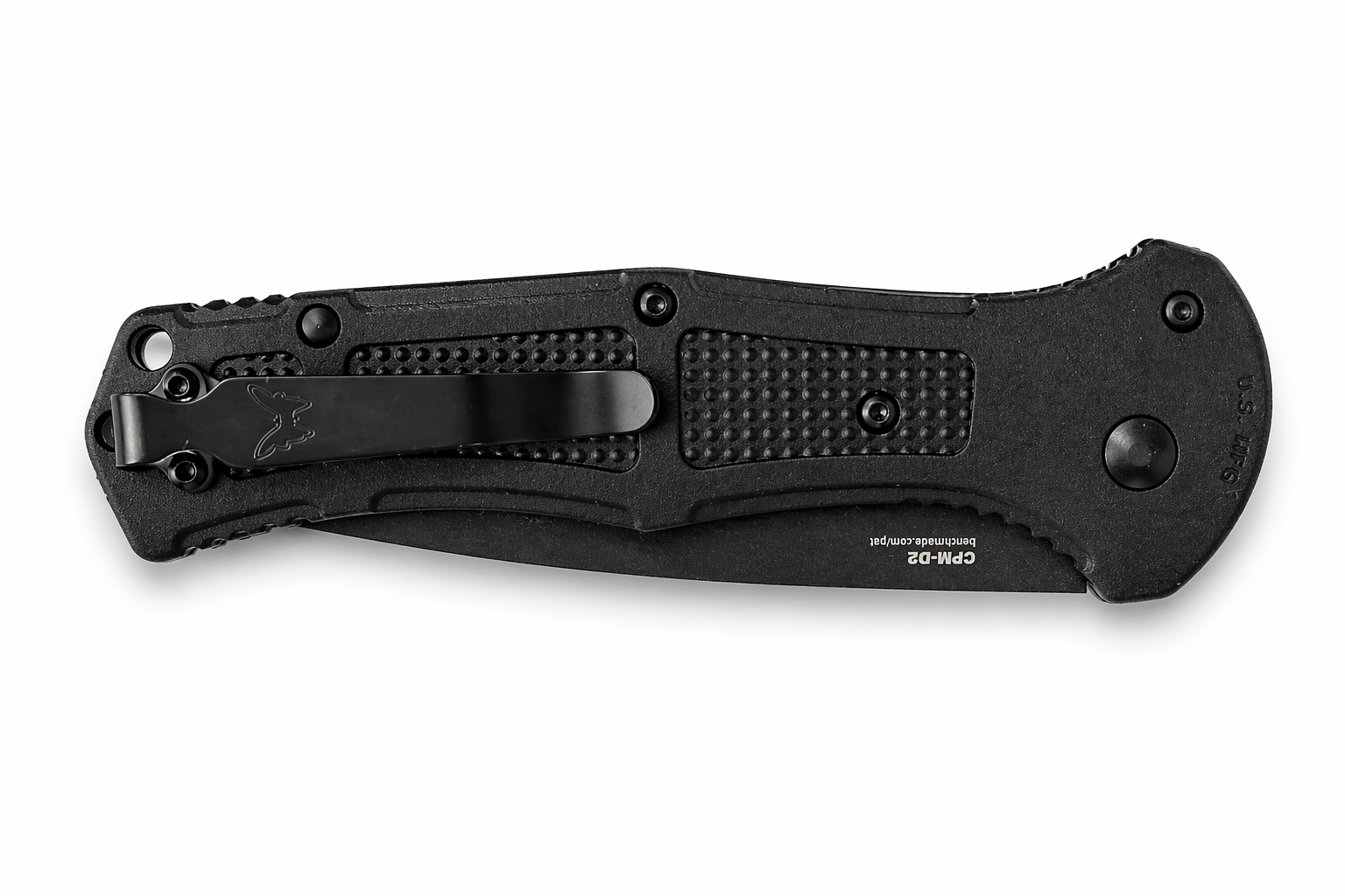 Автоматичен нож SteelForce черен с D2 острие