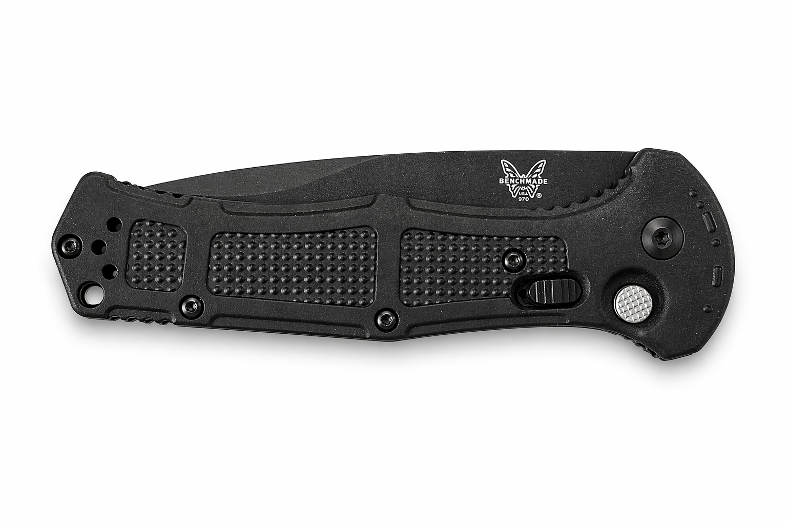 Автоматичен нож SteelForce черен с D2 острие