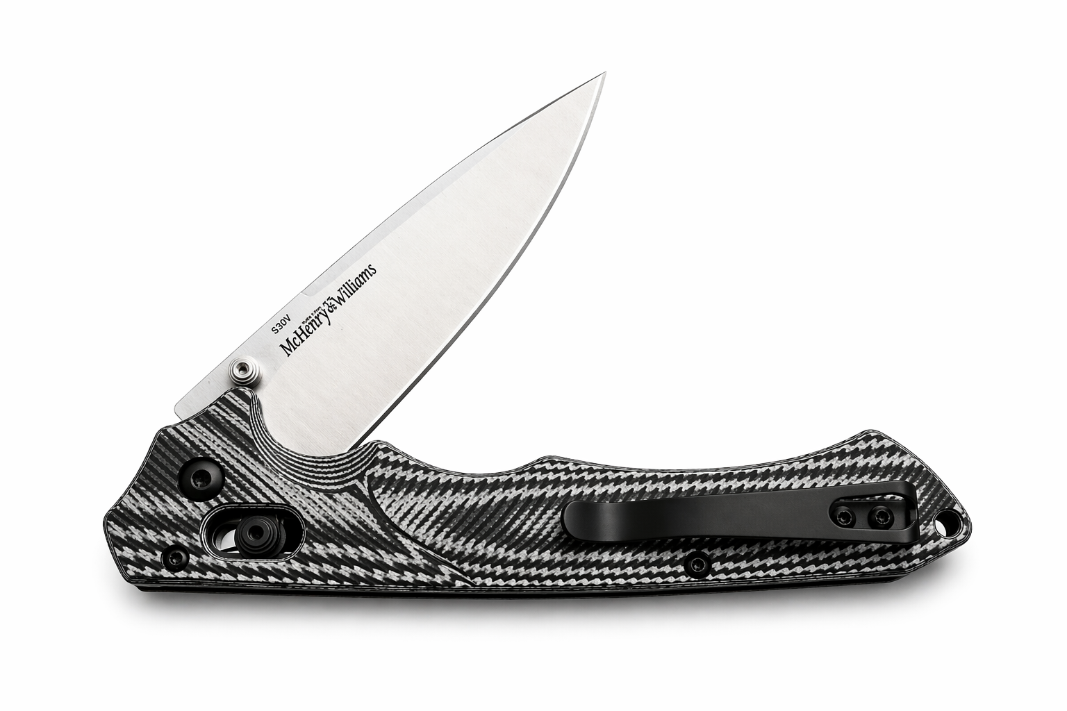 Сгъваем нож SteelForce с карбонова текстура на дръжката