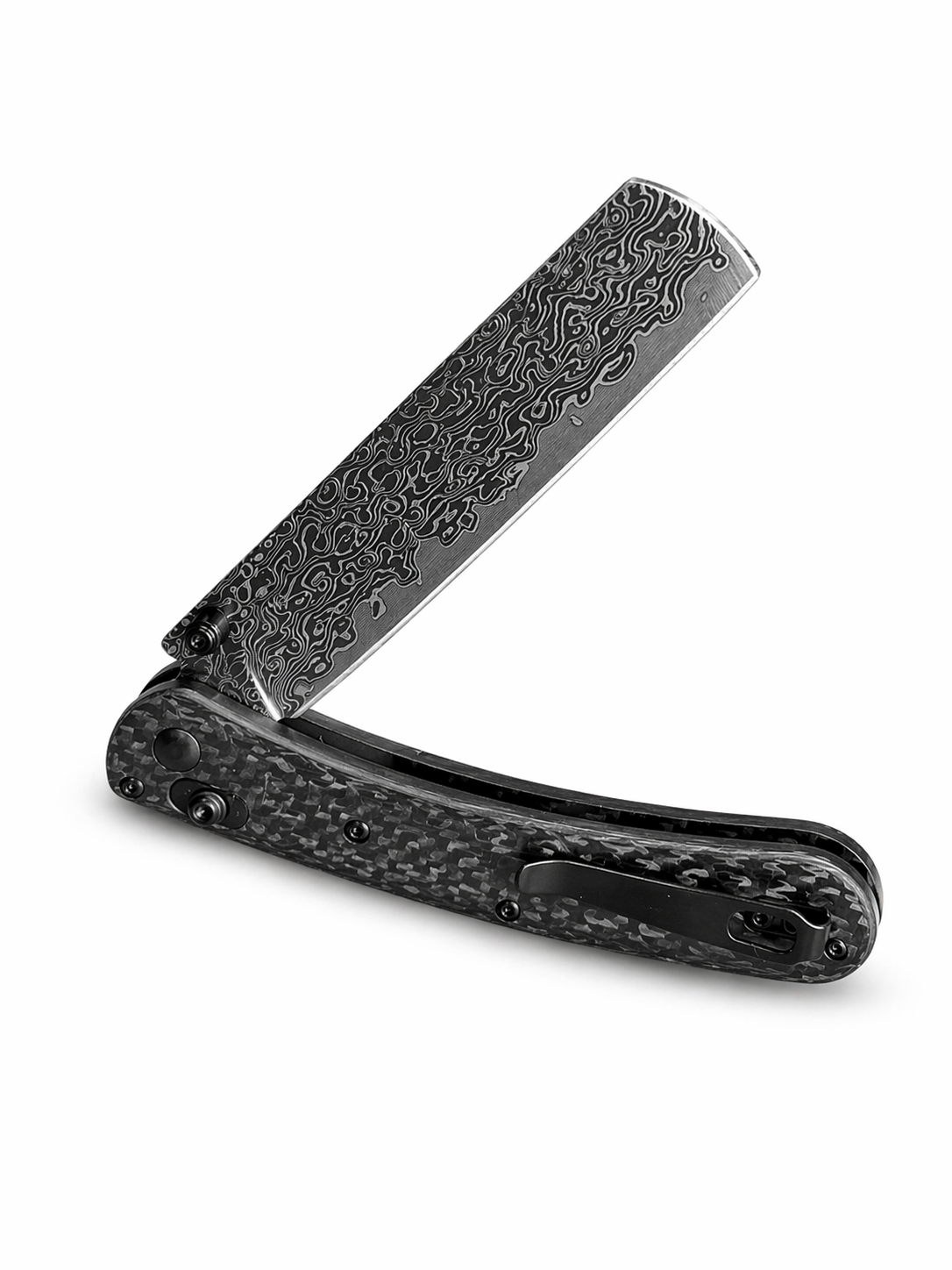 EDC нож с карбонова дръжка и Axis Lock
