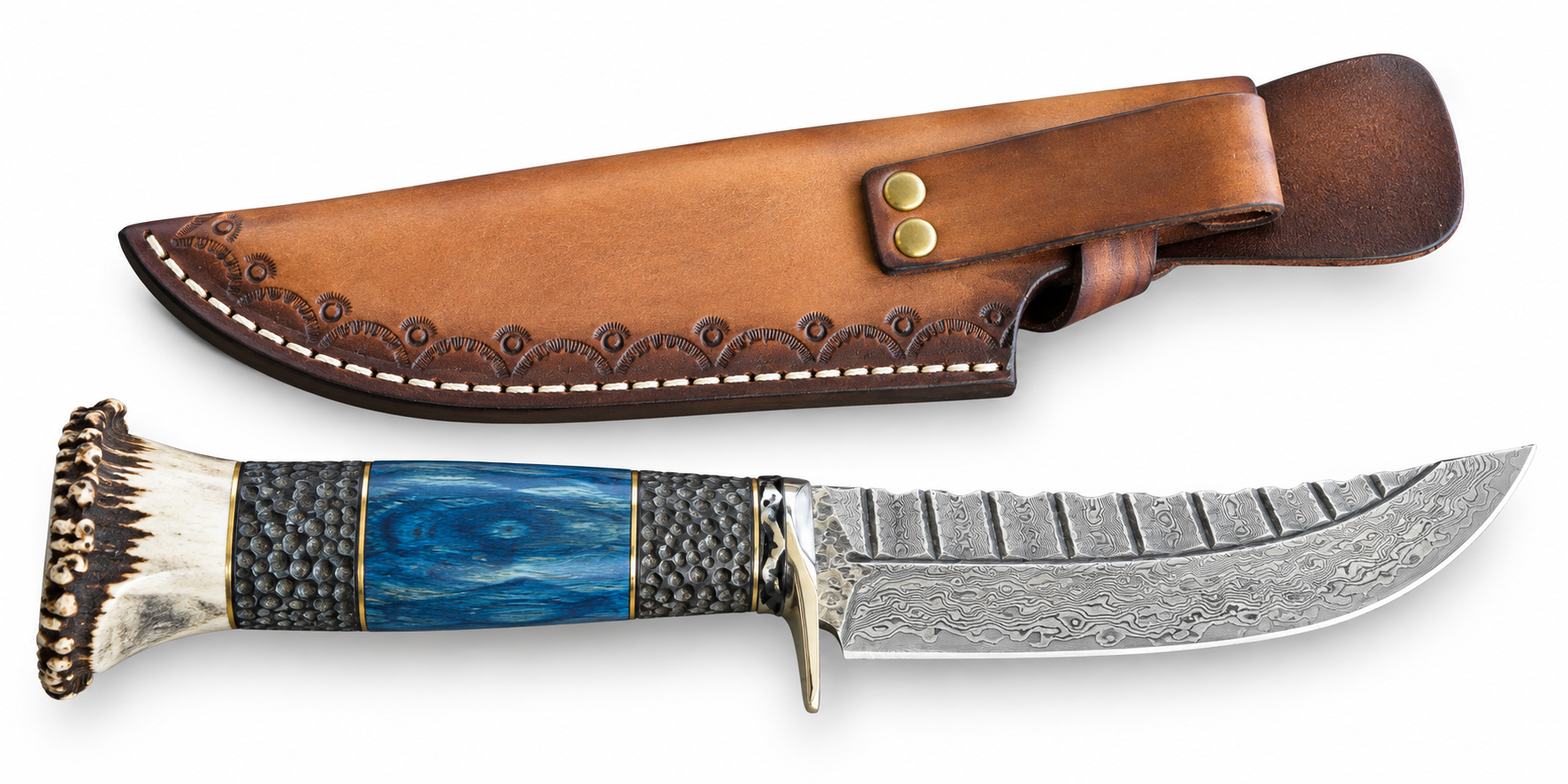 Ловен нож Arctic Stag с 67 слоя дамаскова стомана VG-10