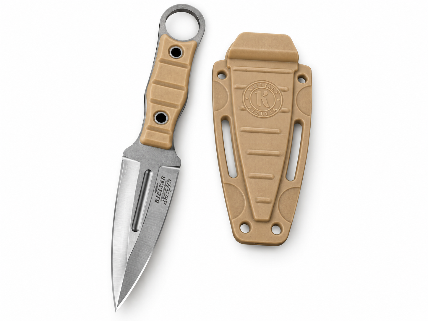 Компактен нож Kizlyar Scout Mini с ABS кания