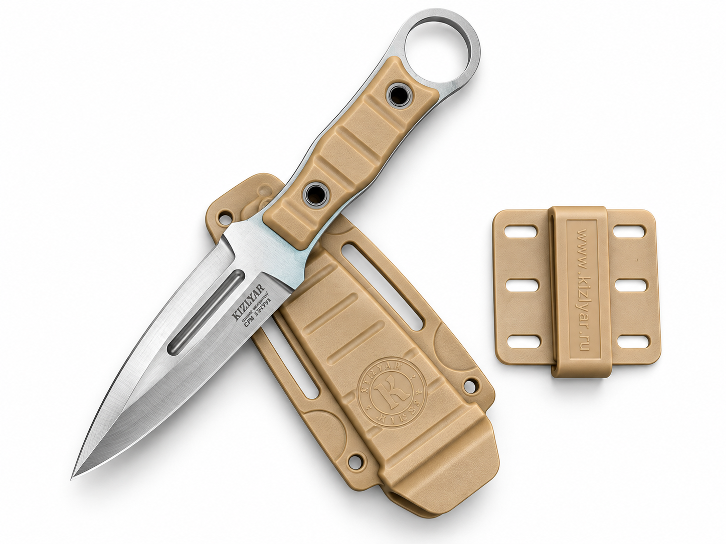 Компактен нож Kizlyar Scout Mini с ABS кания