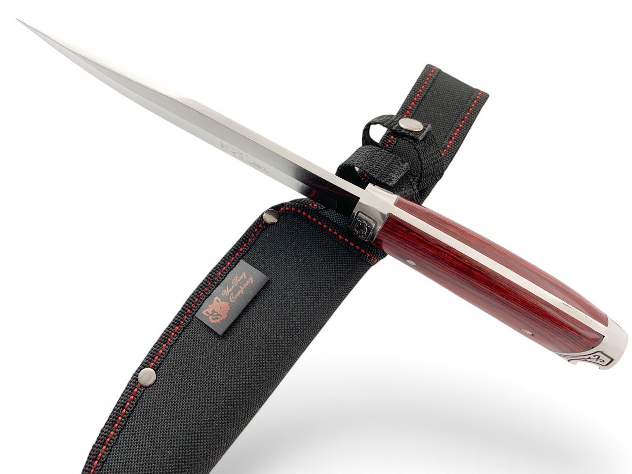 Ловен нож с острие от 7Cr17Mov стомана и текстилна кания