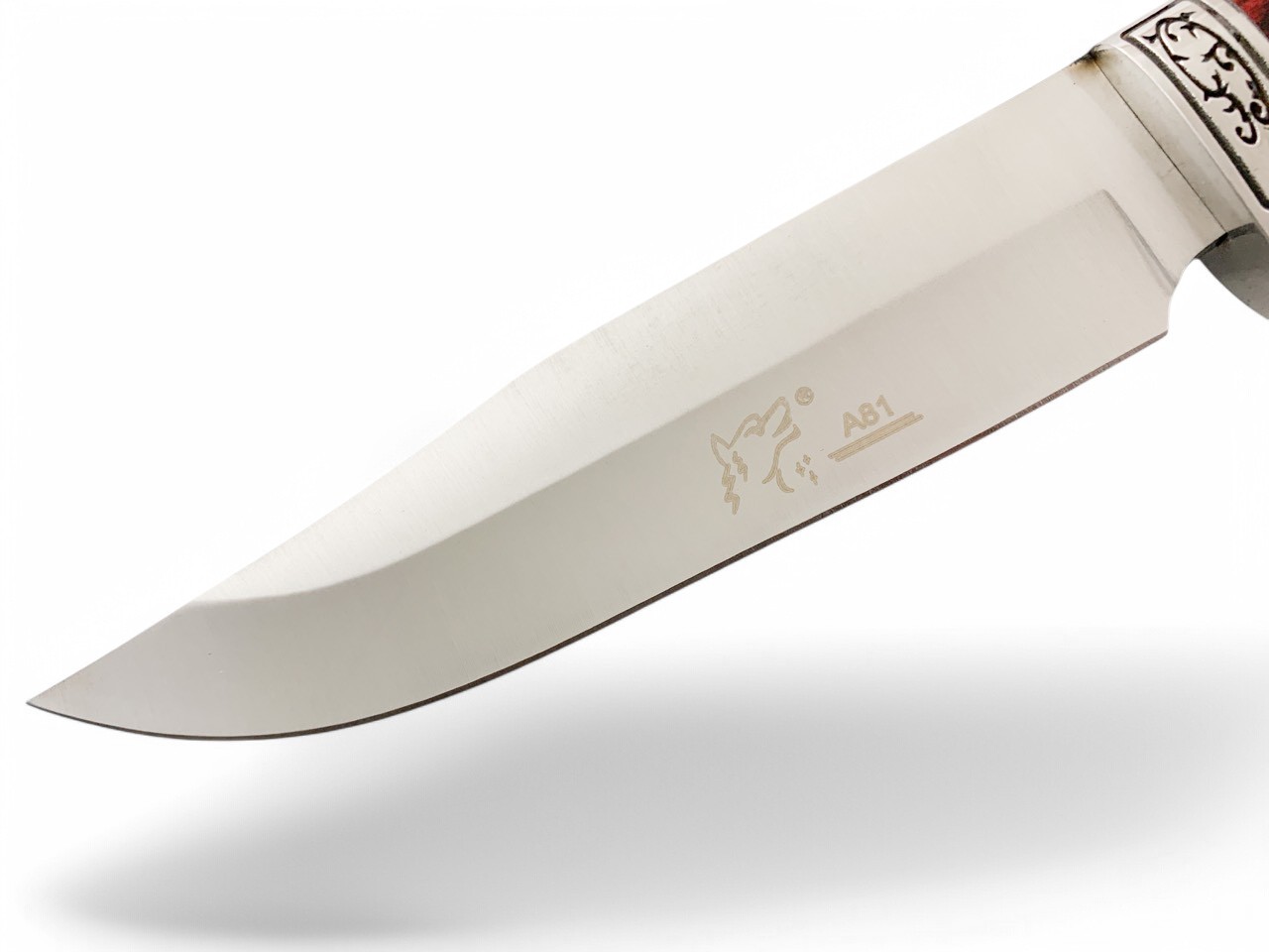 Ловен нож с острие от 7Cr17Mov стомана и текстилна кания